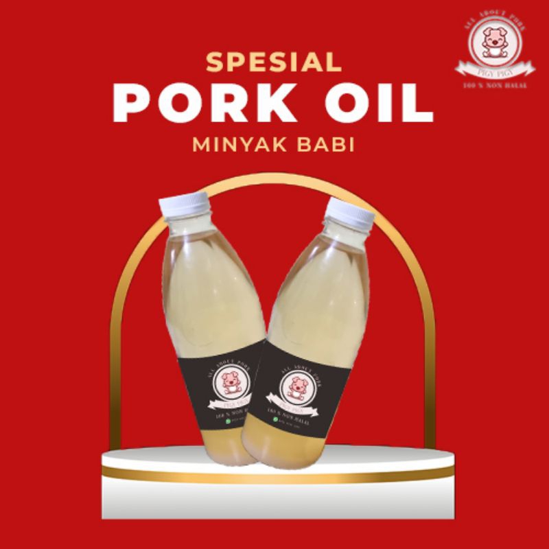 

Minyak babi / Pork oil asli tanpa campuran