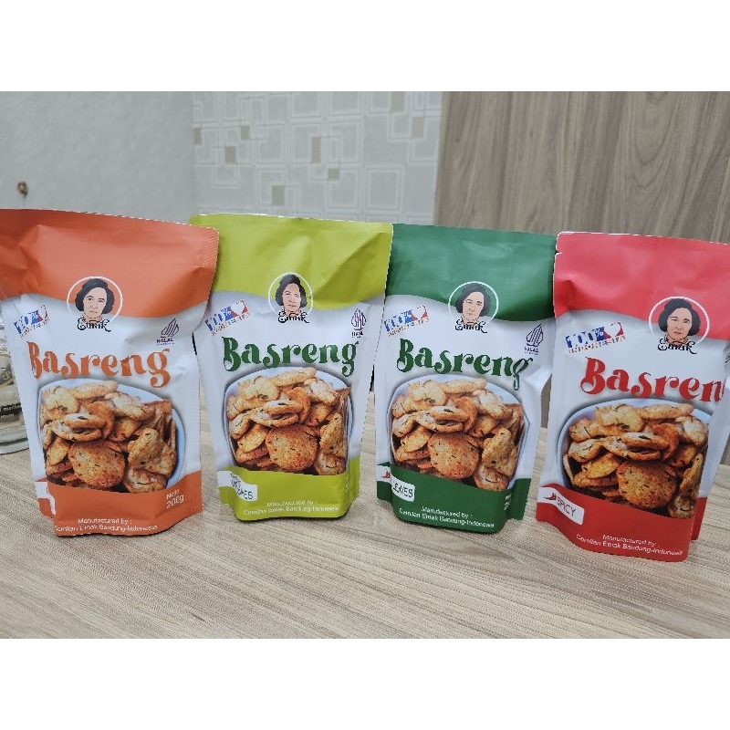 

Basreng Emak Original/Daun Jeruk/ Daun Jeruk Pedes / Pedes