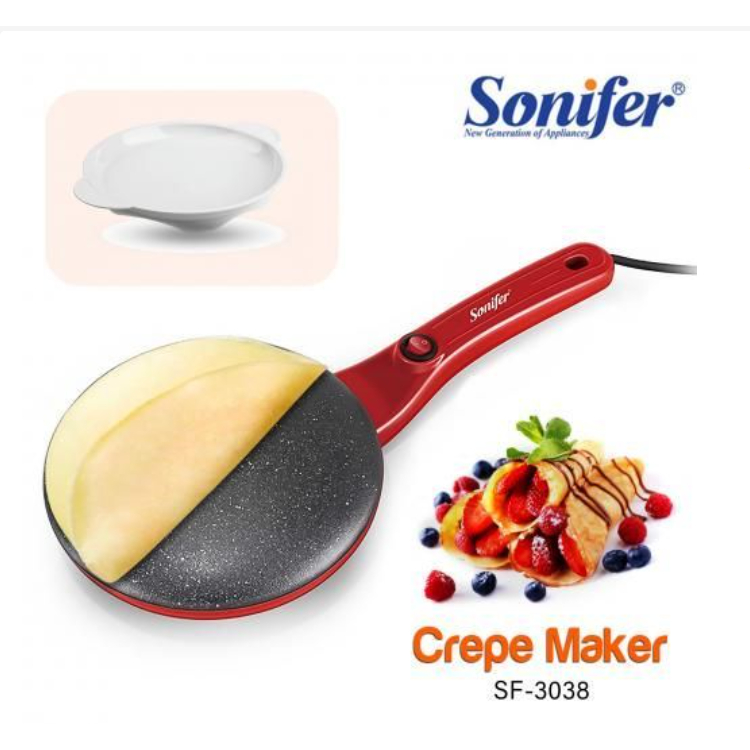 SONIFER CREPES MAKER ALAT PEMBUAT CREPES / KULIT RISOL, LUMPIA, Martabak / repes Maker Alat Pembuat 
