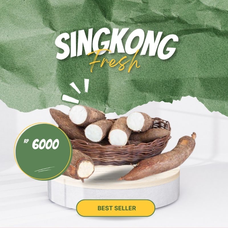 

Singkong 1Kg Kualitas A Fresh