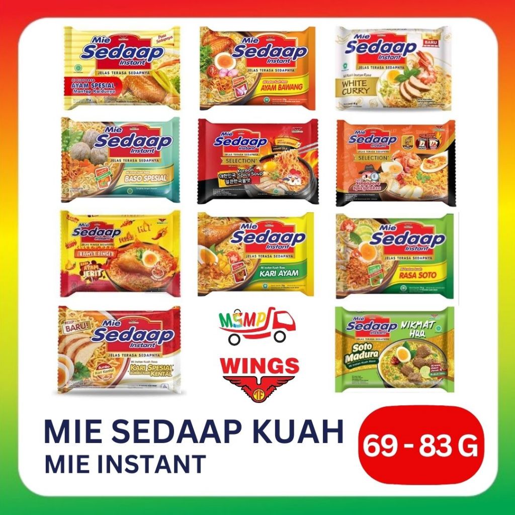 

Mie Sedaap Kuah 69-83gr [ 1 PCS ]