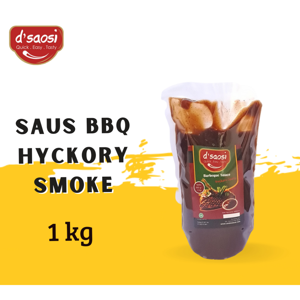 

DSaosi Saus Barbeque Hyckory Smoke, 1 Kg