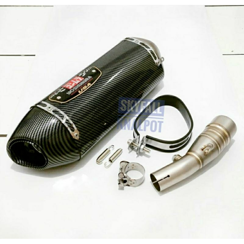 KNALPOT XMAX 250 XMAX 300 NEW XMAX 250 YOSHIMURA R 77 SLIP ON IMPORT