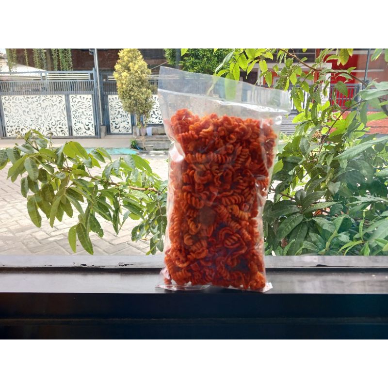 

makaroni spiral pedas dan ori gurih 250gr