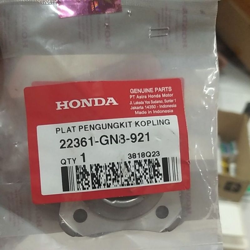 Plat pengungkit kopling Grand/Supra 22361-GN8-921