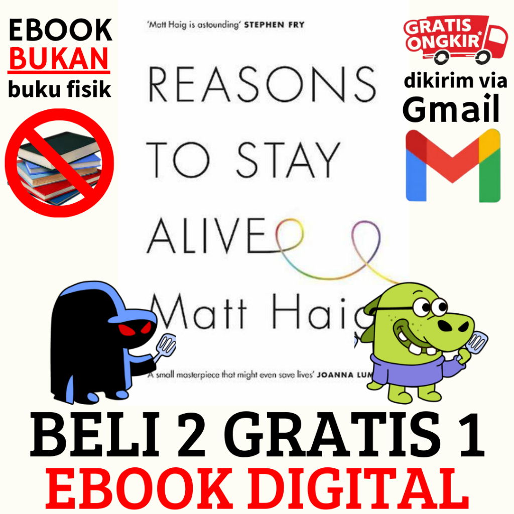 

(310) REASON TO STAY ALIVE Alasan Untuk Tetap Hidup Melawan Depresi Dan Berdamai Dengan Diri Sendiri - Matt Haig