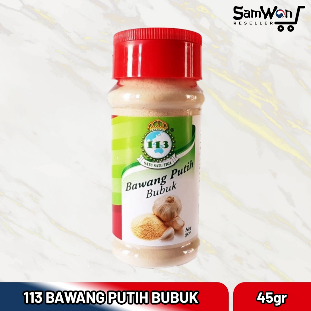 

113 BAWANG PUTIH BUBUK 50gr - Garlic Powder Bumbu Rempah Siap Pakai