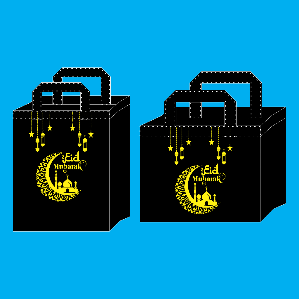 

TAS BINGKISAN LEBARAN UKURAN (20x15x25) POTRAIT TAS PARCEL HARI RAYA IDUL FITRI
