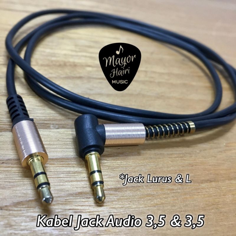 Kabel Jack AUX 3,5mm Hp ke Speaker panjang 1m