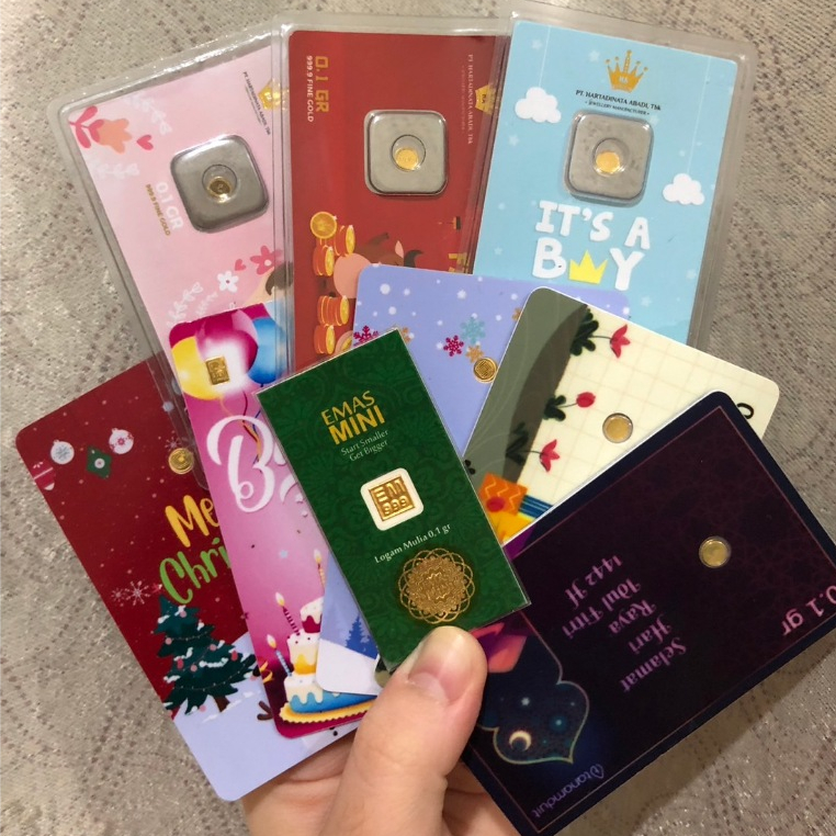 Logam Mulia 0.1 gram, Emas Murni 24 Karat