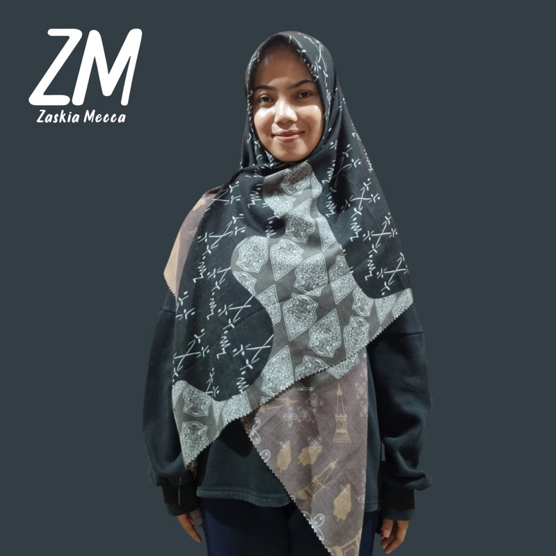 ZM ZASKIA MECCA HIJAB SYAR'I / NANO TEKNOLOGI WATERSPLASH (ORIGINAL) TERBARU 2024