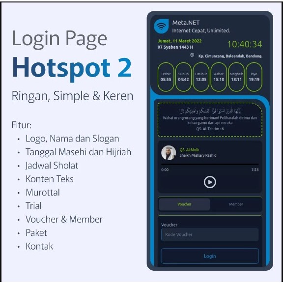 Login Page Hotspot 2