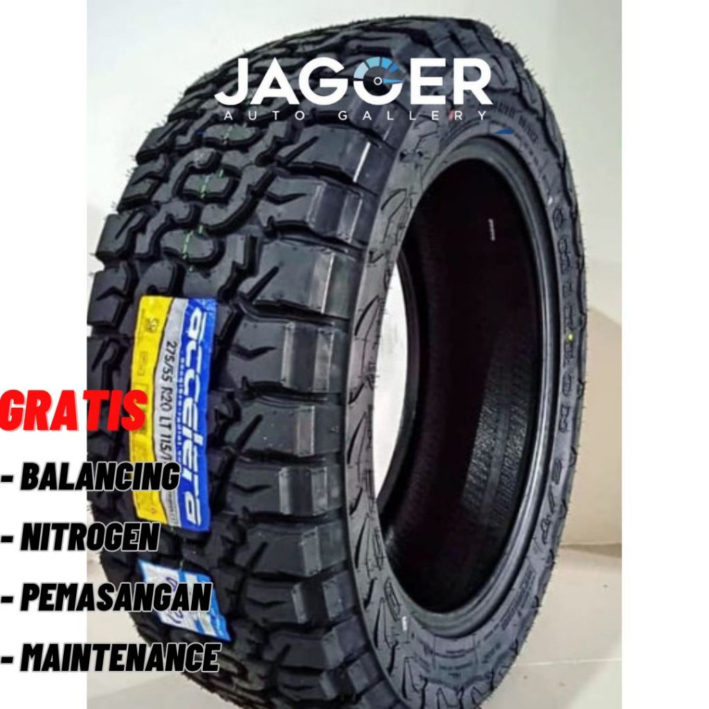 ban pajero, fortuner, hilux, triton murah ring 20. 275 55 R20 ACCELERA OMIKRON CT