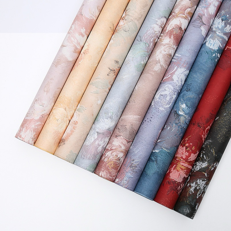 

[08019] Chinoserie Flower Wrap / Vintage Floral 3D Pattern Flower Paper Wrap / Kertas Wrap dengan Pattern Floral