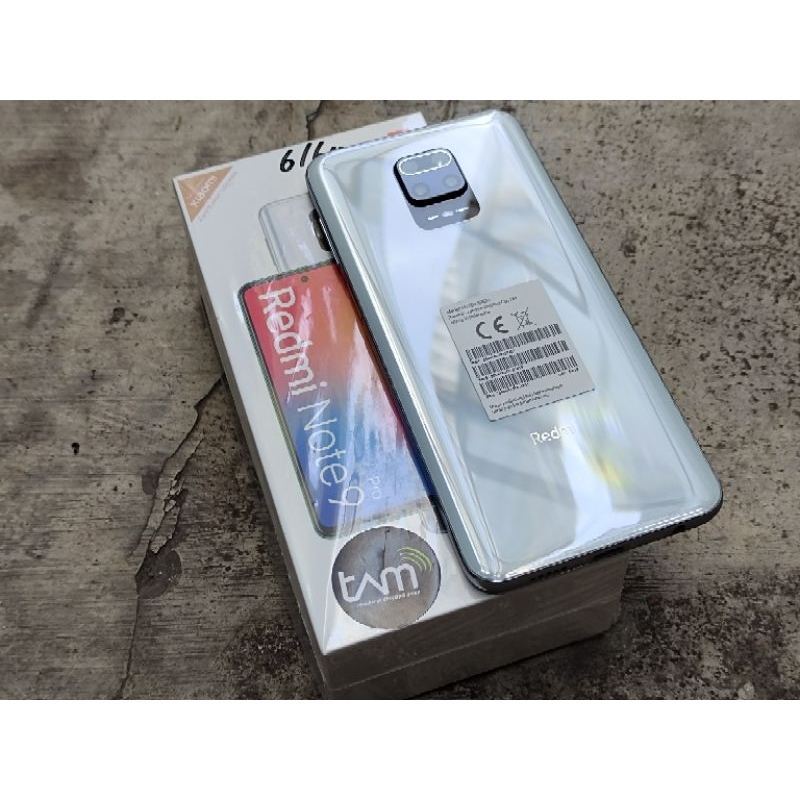Redmi Note 9 Pro 6/64 GB Second Mulus Lengkap Normal Segel
