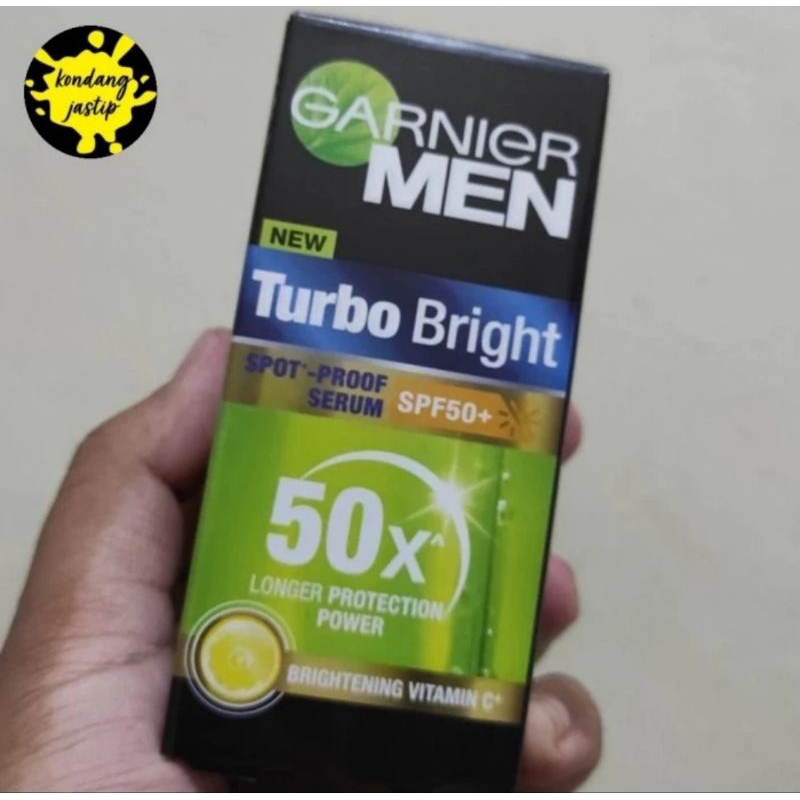 garnier men turbo bright spf 50 spot proof serum 40 ml