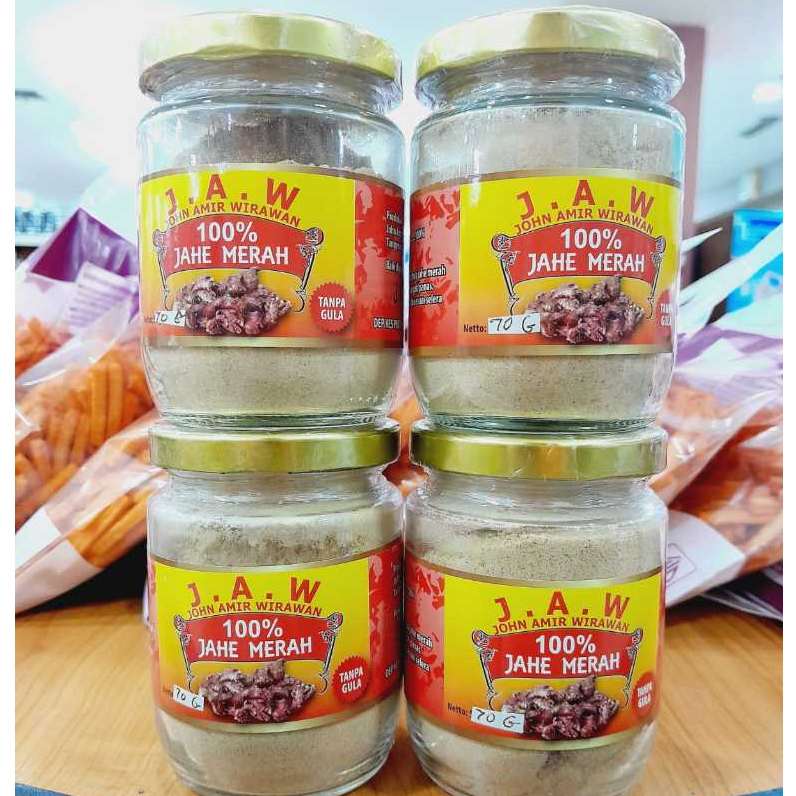 

J.A.W Jahe Merah 100% Jahe Merah Asli JAW 75gr