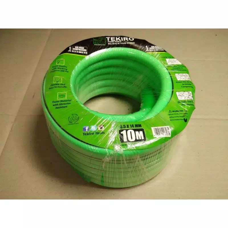 SELANG KOMPRESOR 10M TEKIRO/SELANG ANGIN/SELANG STEAM CUCI MOTOR MOBIL