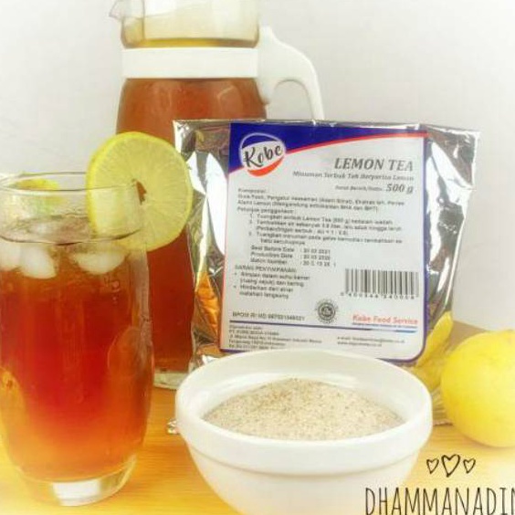 

TERMURAH Lemon Tea Kobe 12 kg lemon tea powder 5 gr bubuk teh lemon minuman serbuk lemon tea