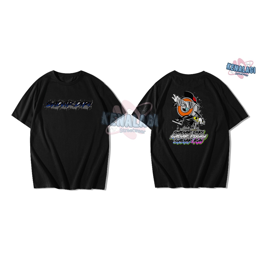 Kaos Racing Keren - Baju Sadar Diri Terlaris - Baju Sadar Diri Sadar Posisi Sadar Rai - Kaos Catton 