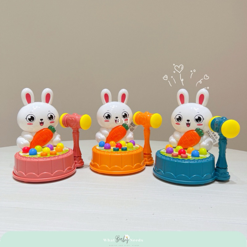 MAINAN ANAK HAPPY HAMSTER MAINAN PUKUL TIKUS EDUKASI ANAK- MAINAN PUKULAN TIKUS ADA MUSIC DAN LED