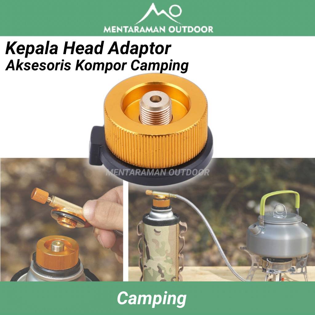 [MO] Kepala Adapter Regulator  Gas Kaleng Kompor Lipat Camping Portable