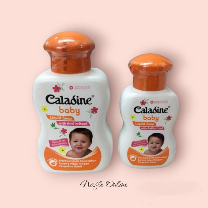 caladine baby soap - caladine baby liquid soap - bottle - botol