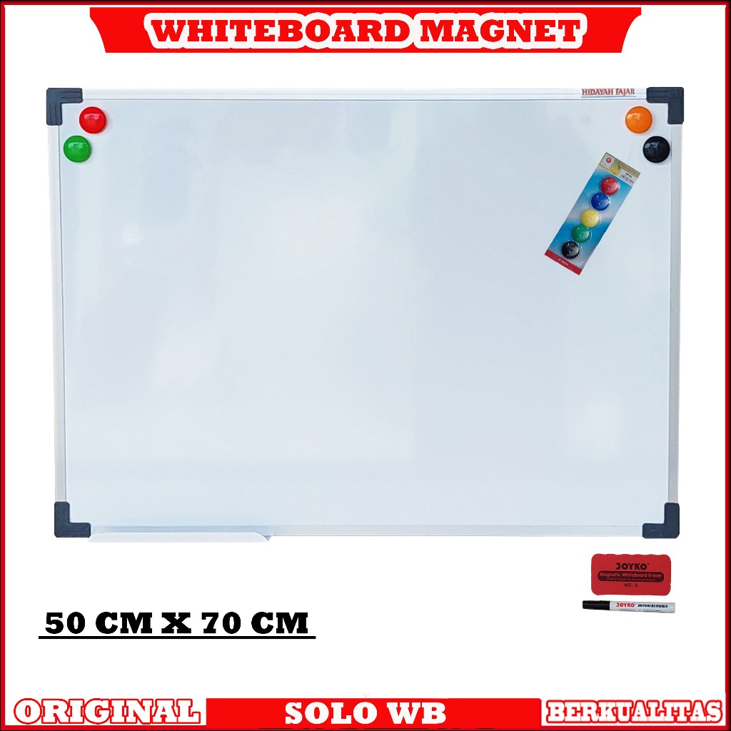 

Papan Tulis Whiteboard Magnet 50 x 70