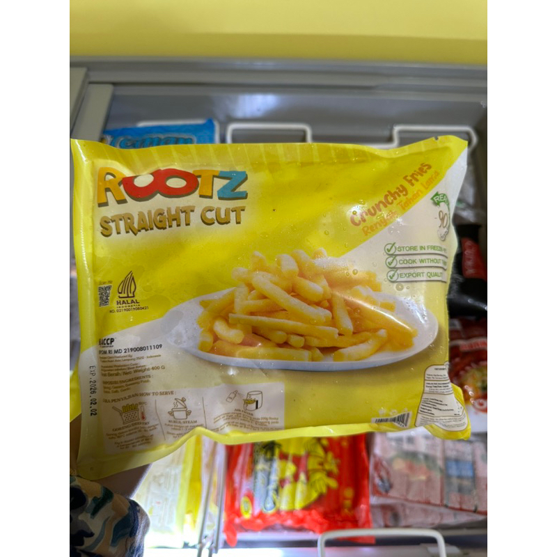 

CUCI GUDANG!!!!! rootz straight cut singkong renyah 400gr