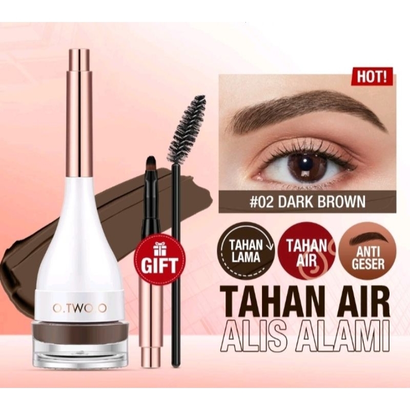 O.Two.O Waterproof Eyebrow Cream & Powder Gel Pomade