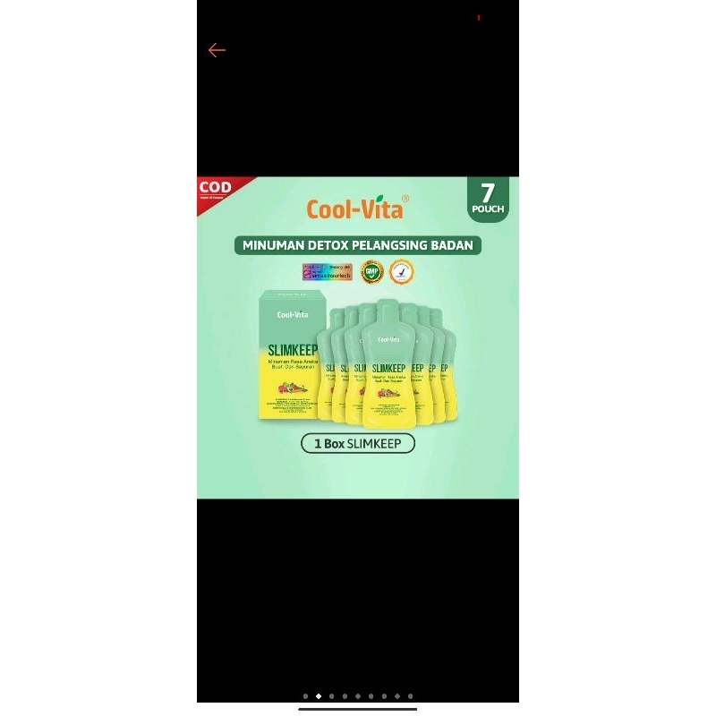 COOLVITA SLIMKEEP MINUMAN FIBER DIET