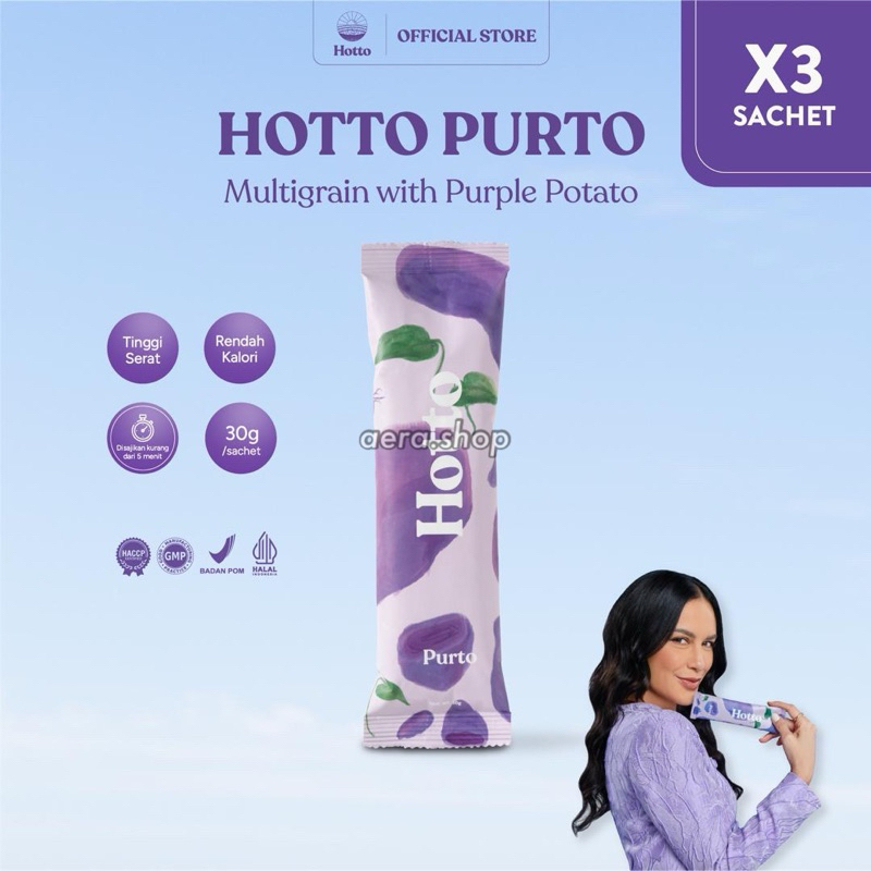 

Hotto Purto Multigrain with Purple Potato - 3 Sachet