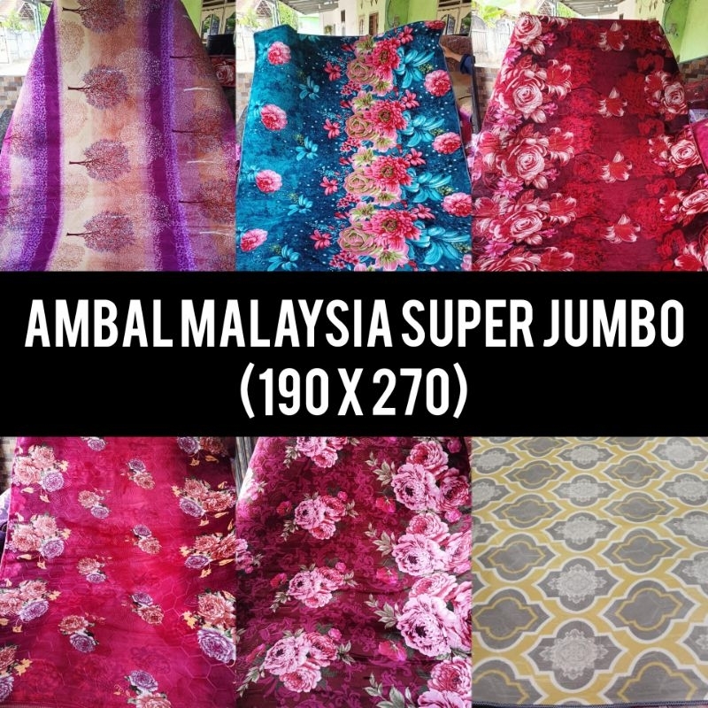 Ambal Malaysia Super Jumbo 190x270