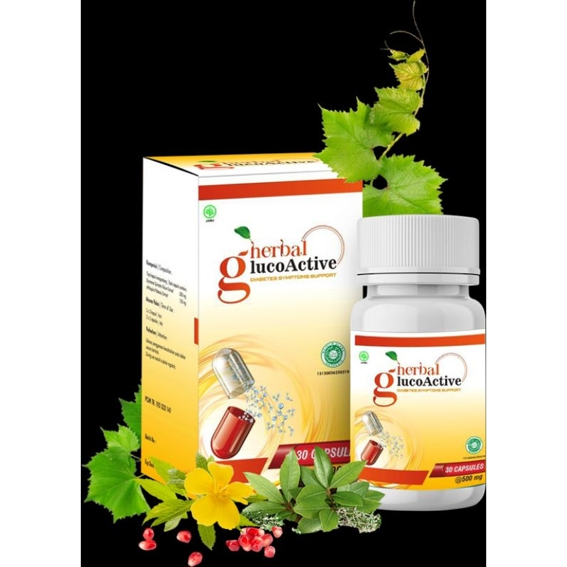 READY GLUCOACTIVE 100% ORIGINAL PRODUK HERBAL