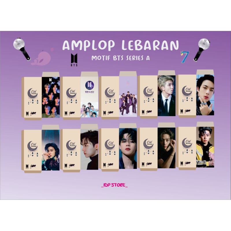 

Amplop Lebaran Kpop Motif BTS Series A (Tanpa Dilipat)