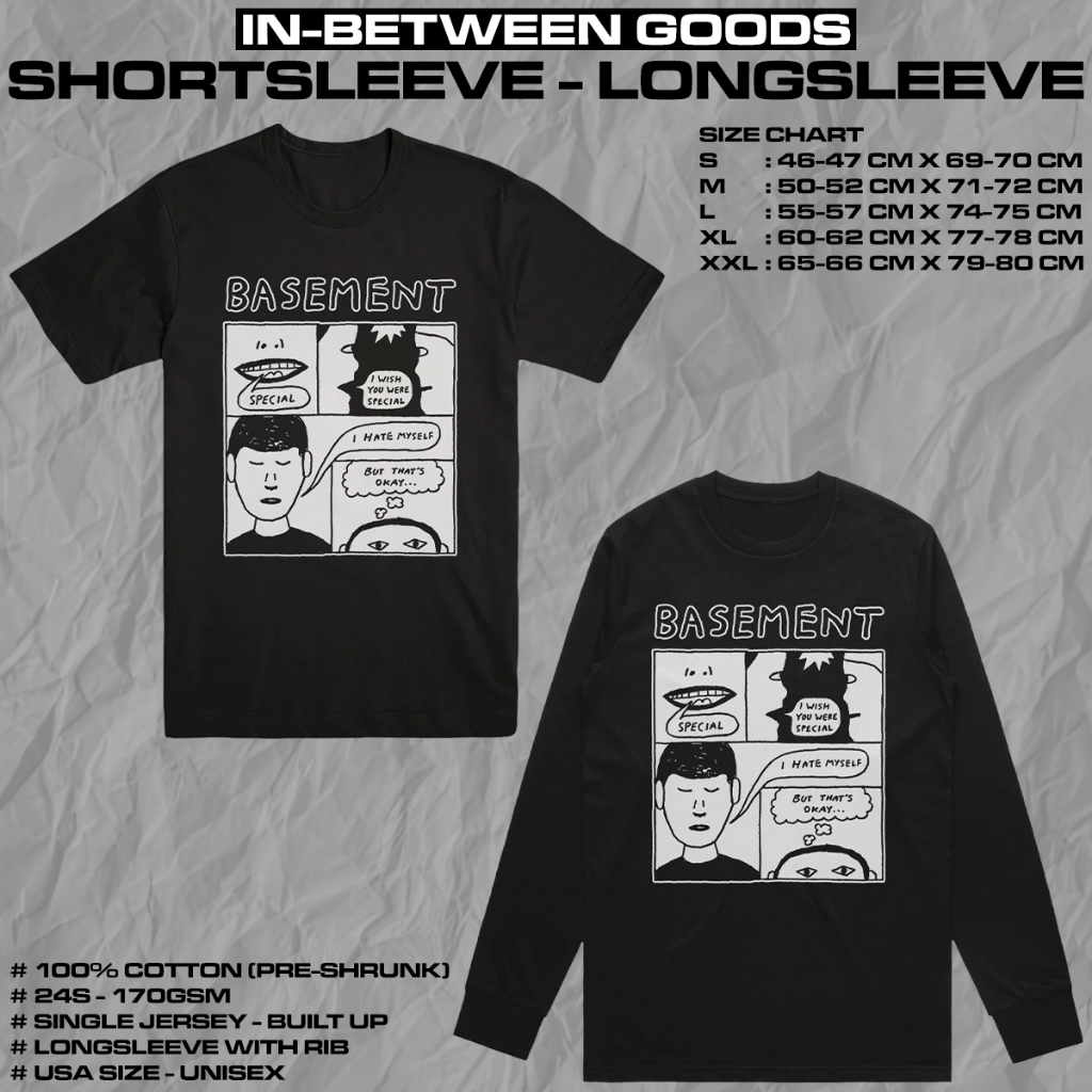 BASEMENT - SPECIAL | T-SHIRT | LONGSLEEVE | BAND MERCH