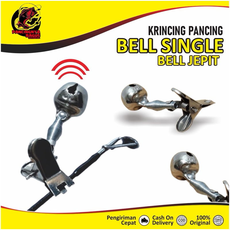 Lonceng /Klintingan joran pancing / bell pancing /bel jepit joran Klinting pancing
