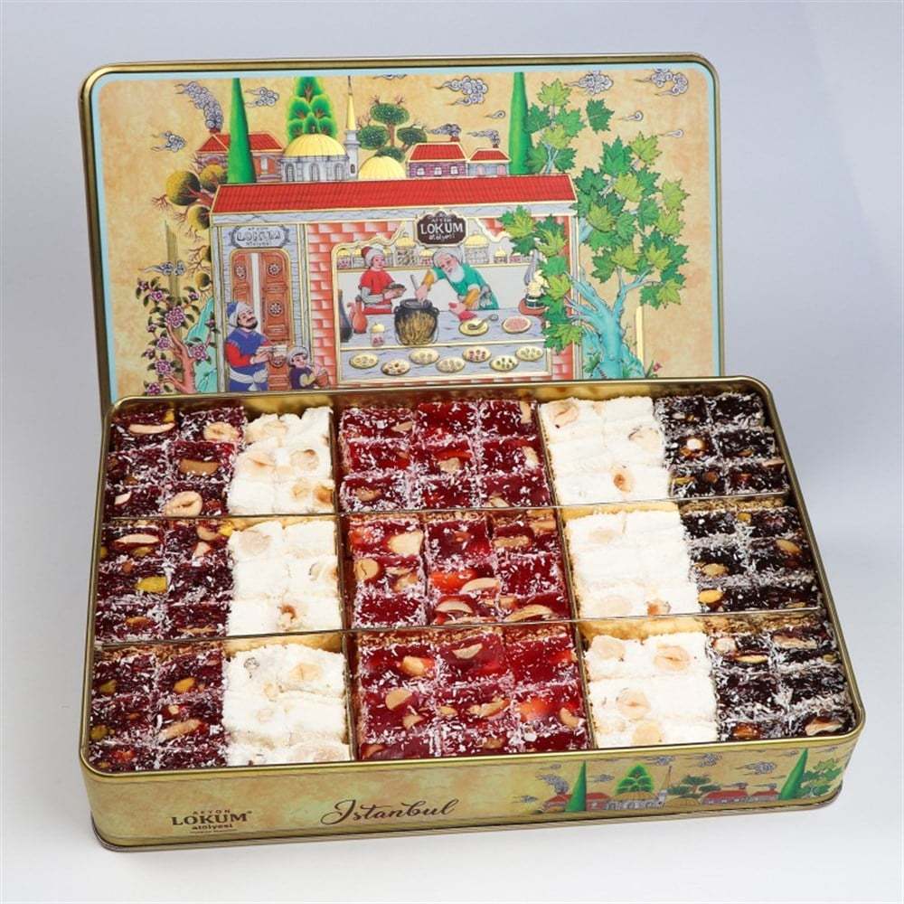 

TURKISH DELIGHT TURKI MIX RASA POMEGRANATE DAN COCONUT/ LOKUM TURKI / TURKISH DELIGHT ORIGINAL IMPORT TURKI