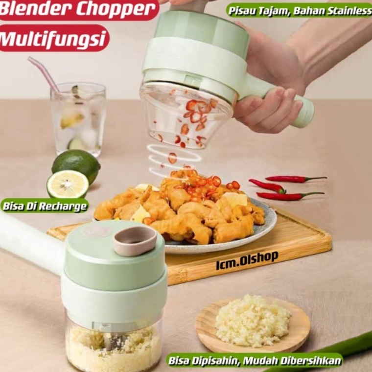 GM Alat pemotong Bumbu Elektrik Sayuran Chopper Cabe Bawang