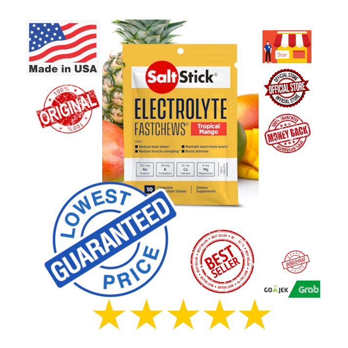 SaltStick Electrolyte FastChews Chewable Tablets USA | Salt Stick | Salt Tablets for Runners, Sports