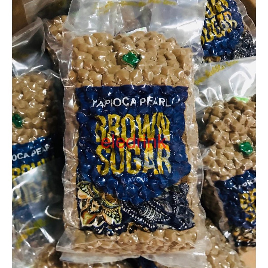 

Terlaris ITPIN 1kg TAPIOCA PEARL PREMIUM BROWN SUGAR Gula Aren Gula Merah tapioka Bubble Tea Boba