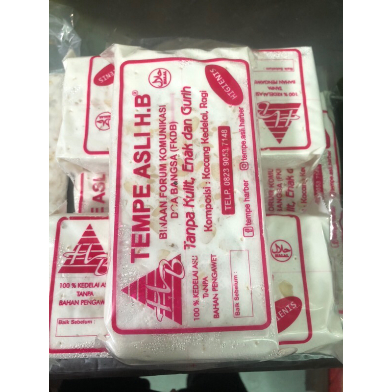 

Tempe Kedelai Asli Kupas Kulit Bersih berat 300g