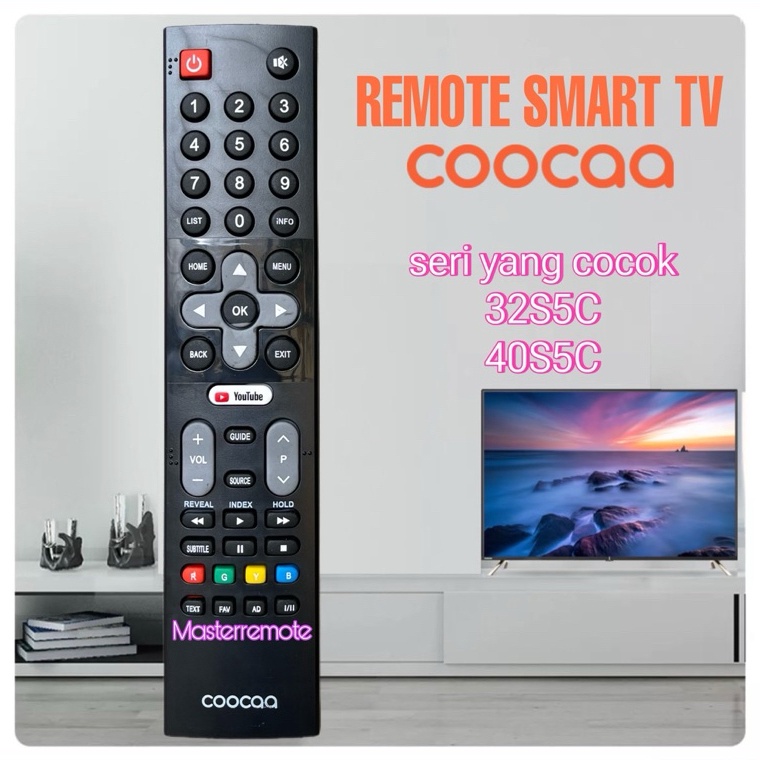 Va REMOT REMOTE TV COOCAA ANDROID 32S5C 4S5C PJG NEW