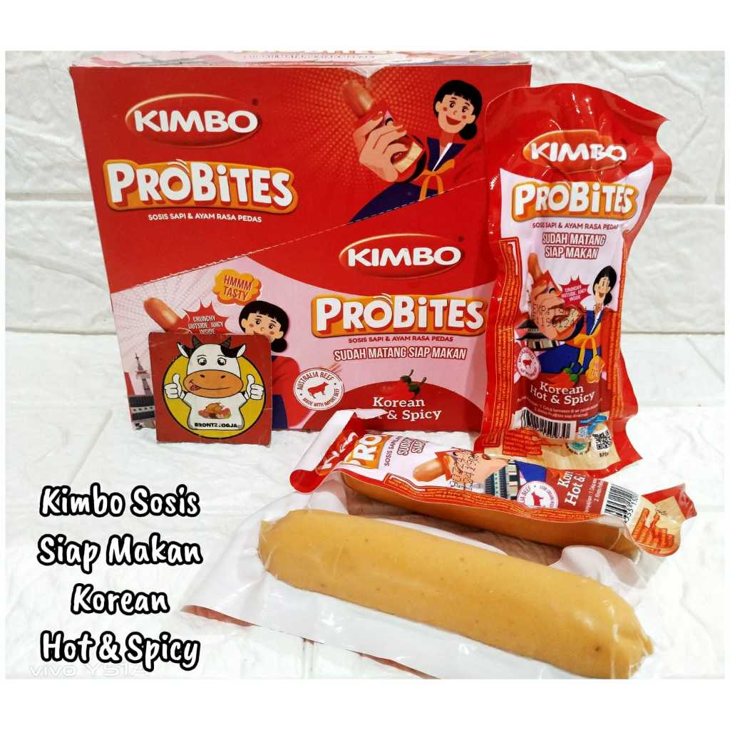 

KIMBO SOSIS SIAP MAKAN KOREAN HOT&SPICY-FROZEN FOOD-BRONTZ JOGJA