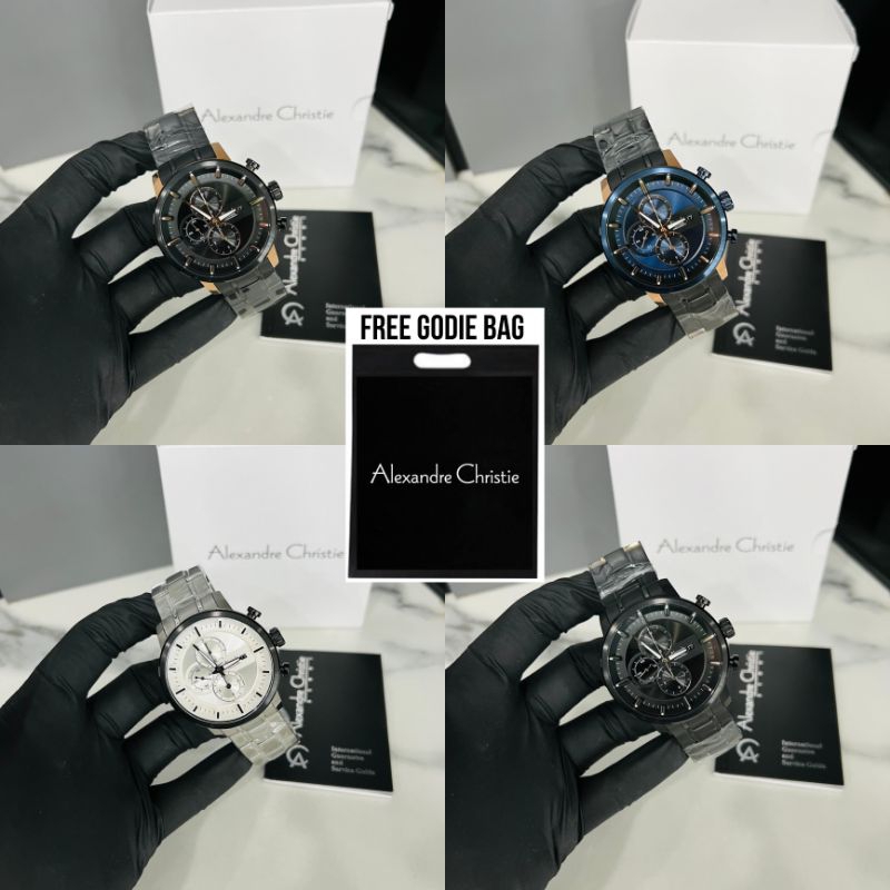 Terbaru Jamtangan pria Alexandre Christie Ac6503 / ac 6503 / 6503 100% Original garansi resmi 1thn