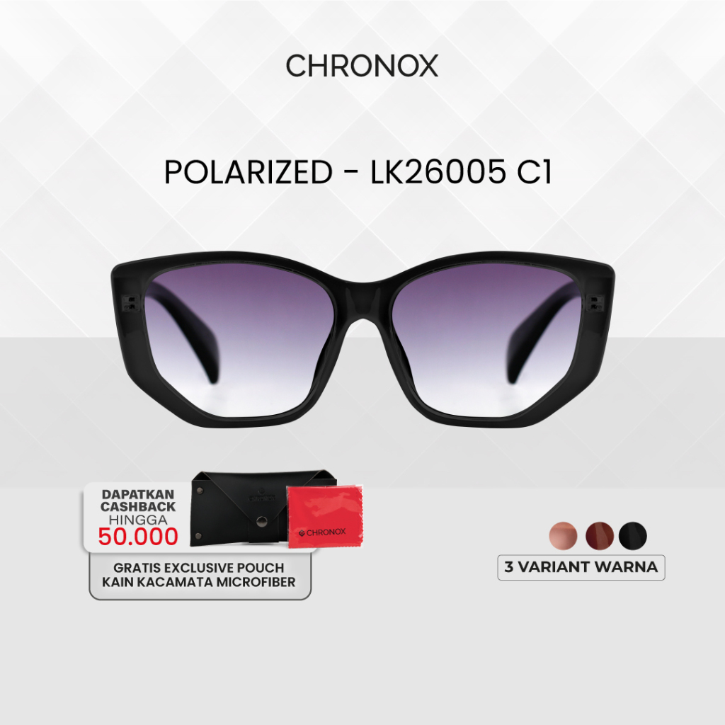 Kacamata Anti Silau TR90 Pria Wanita Original - Chronox Polarized Glassess - LK26005