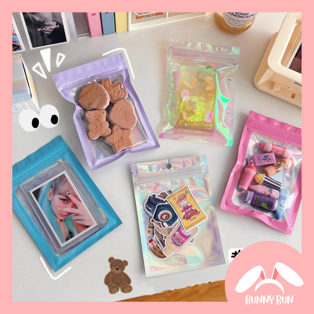 

Plastik Klip Hologram, Ziplock Packing Aksesoris, Kemasan Sachet