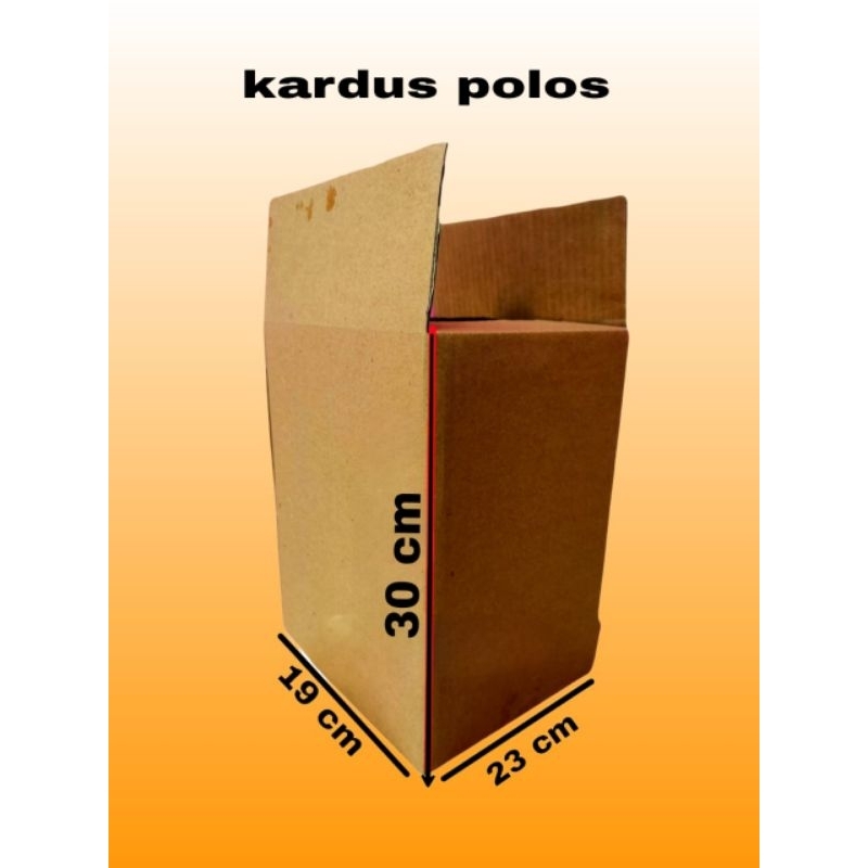 

kardus packing UK 23x19x30 kardus polos kardus besar