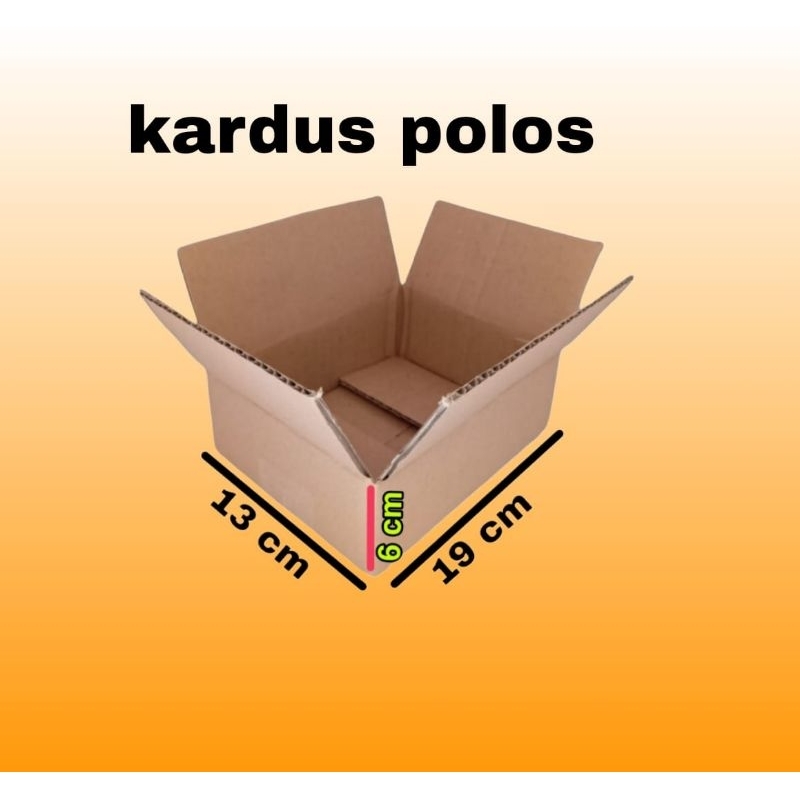 

kardus packing UK 19x13x6 kardus polos kardus kecil