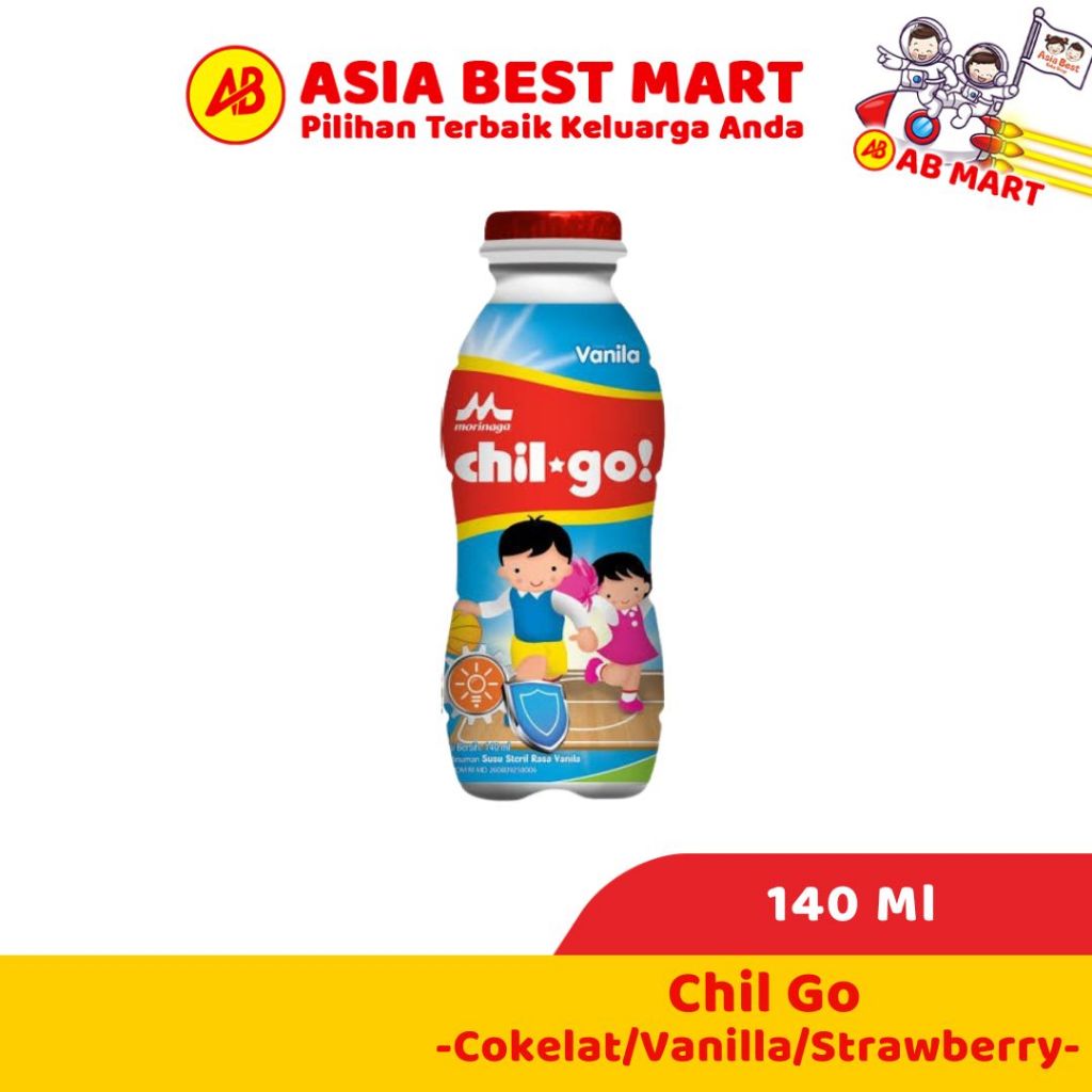 

Morinaga Chil Go 140ml Vanila Chocolate Stroberi Susu Cair Minuman Anak